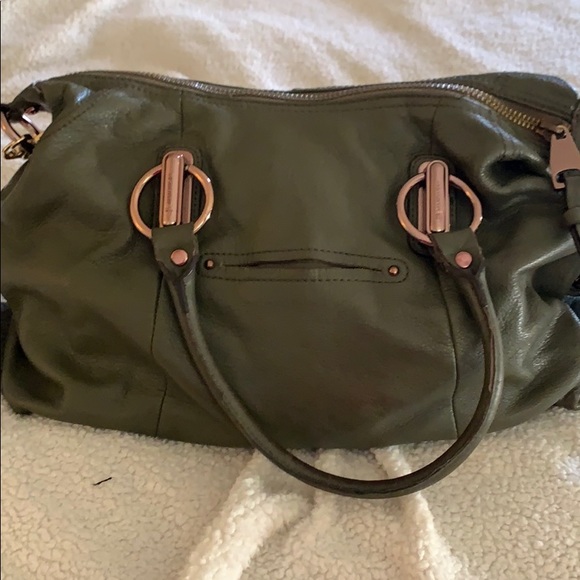 B Makowsky Leather handbag - Picture 1 of 7